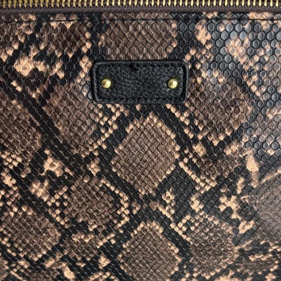 Time and Tru Brown and Black Snakeskin Crossbody or Shoulder Bag - NWOT - Picture 4 of 10